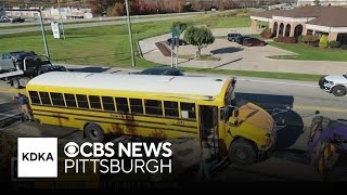 Students jump into action after school bus crash in Westmoreland County [upl. by Ingrim]