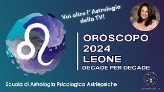 OROSCOPO 2024 PER IL LEONE  strategie per vivere meglio il 2024 [upl. by Bass223]