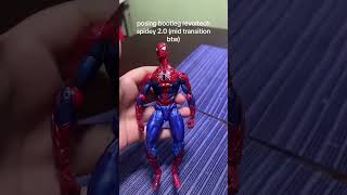 Posing Amazing YamaguchiRevoltech SpiderMan Bootleg shorts [upl. by Emeline]