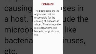 What are Pathogens Class 12 Biology Chapter 8 [upl. by Ahsok]