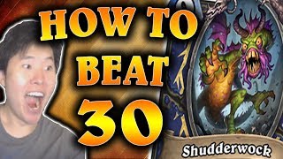 How to Beat 30 SHUDDERWOCKS  Quest Priest  THE WITCHWOOD  HEARTHSTONE  DISGUISED TOAST [upl. by Saidnac]