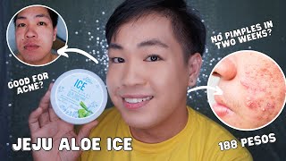 BEST JEJU ALOE ICE SOOTHING GEL REVIEW FOR 15 DAYS  EVER ORGANICS JEJU ALOE ICE SOOTHING GEL [upl. by Dinan]