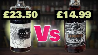 KRAKEN Spiced Rum Overpriced or Worth It A RUM COMPARISON [upl. by Sema]