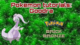 Pokemon Tutorials 10 Goodra  Pokemon Brick Bronze [upl. by Pozzy791]