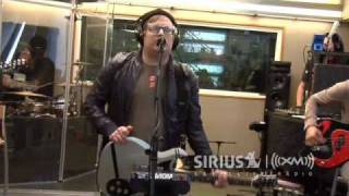 Fall Out Boy Performs quotSugar Were Goin Downquot on SiriusXMs Artist Confidential [upl. by Enowtna637]