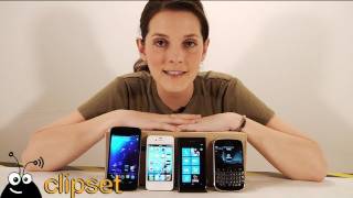 Samsung Galaxy Nexus Apple iPhone 4s Nokia Lumia 800 y Blackberry Bold 9900 Videorama comparativa [upl. by Telocin]