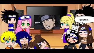 🍥sala de naruto reagem a rap dos hokages🍥VONTADE DO FOGO🔥gacha club [upl. by Ordnaxela]