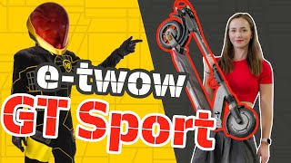 Unboxing ETwow GT Sport electric scooter [upl. by Aitak]