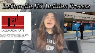 LaGuardia Highschool Audition Process  Gabriella Agosto [upl. by Latt]