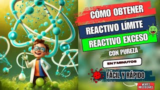 Aprende a obtener 🔥REACTIVO LIMITE y EN EXCESO con PUREZA🔥 EJEMPLO 04 fácil y rápido [upl. by Yrffej]