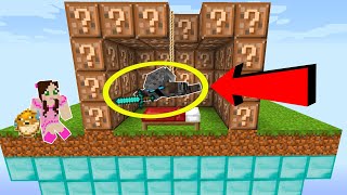 BEDWARS With LUCKY BLOCKS But They Are CHOCOLATE In Minecraft [upl. by Sergius]