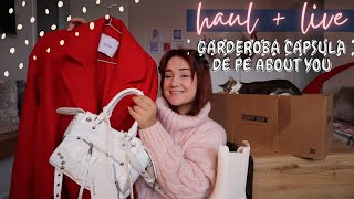 Haul About You  O garderoba capsula mai interesanta  LIVE de la 1800 [upl. by Jeffcott]