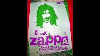 Frank Zappa  1979  Palacio Municipal de Deportesn Barcelona Spain [upl. by Aihsar]