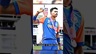 The comeback of Hadik Pandya😈😏 cricket viratkohli cricketlover hardikpandya FunnyAnshumanBoss [upl. by Tansy]