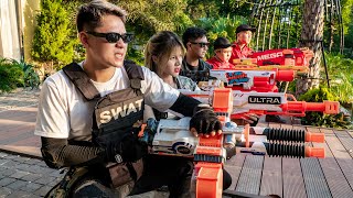 LTT Game Nerf War  Warriors SEAL X Nerf Guns Fight Crime Group Mr Zero Crazy Dream Destroyer [upl. by Arias895]