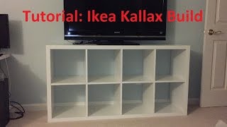 Tutorial Ikea KallaxExpedit Build [upl. by Dugaid]