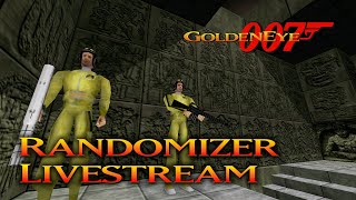 GoldenEye 007 N64  Full Playthrough Livestream  ROM Randomizer 8 [upl. by Lib237]