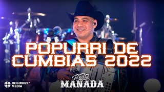 Grupo Manada  Popurrí De Cumbias En Vivo [upl. by Ymaral]