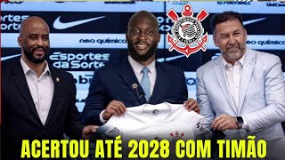 SAIU AGORA REFORÇO DE PESO É APRESENTADO NO TIMÃO NOTÍCIAS DO CORINTHIANS [upl. by Olonam]