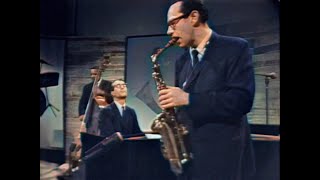 Dave Brubeck Quartet Jazz Casual KQED studio San Francisco  October 17th 1961 colorized [upl. by Lavicrep]