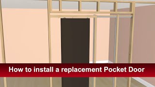 How to Install Acmes Pocket Door and Hardware [upl. by Nimaj]