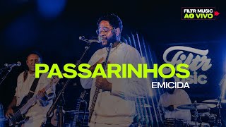 Emicida  Passarinhos Filtr Ao Vivo [upl. by Annawahs]