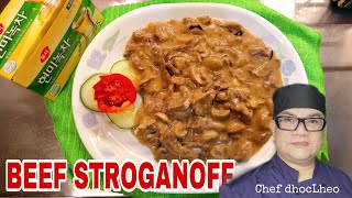 HOW TO COOK BEEF STROGANOFF RECIPE  BEEF RECIPES [upl. by Pruchno]