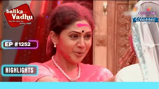 Anandi ने किया Prank  Balika Vadhu  बालिका वधू  Highlight  Ep 1252 [upl. by Albion]