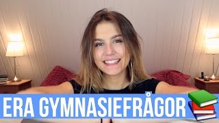 Är du nervös inför gymnasiet QA GYMNASIEFRÅGOR [upl. by Aisset504]