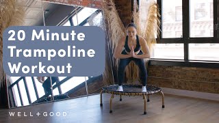 20 Minute LowImpact Rebounder Workout For Beginners  Good Moves  WellGood [upl. by Gentilis947]