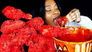 MUKBANG ASMR 2x SPICY CHICKEN  Nikocado Avocado Nuclear Fire Fried Chicken Challenge  ASMR EATING [upl. by Danni838]