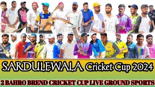 LIVE  SARDULEWALA CRICKET CUP 2 BHRO FINAL DAY [upl. by Ahsen]