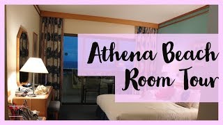 ATHENA BEACH HOTEL  ROOM TOUR  PAPHOS CYPRUS [upl. by Ailaro]