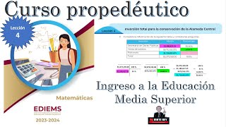 Lección 4 – Curso Propedéutico EMS [upl. by Goles]