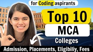 Top 10 MCA Colleges in India [upl. by Tenneb]