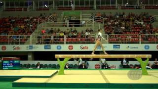 KLINCKAERT Axelle BEL  2016 Olympic Test Event Rio BRA  Qualifications Balance Beam [upl. by Jacky]