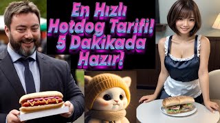 5 Dakikada Lezzetli ve Kolay Hotdog Tarifi  Pratik Yemekler [upl. by Asilenna]