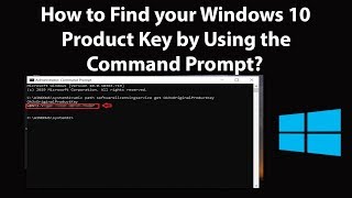 How to Find your Windows 10 Product Key by Using the Command Prompt [upl. by Nohsid]