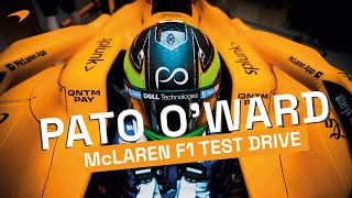 Pato OWard test drives a McLaren Formula 1 car [upl. by Botti810]