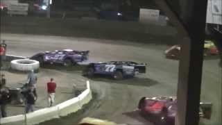 Late Model Feature  BelleClair Speedway 81514 [upl. by Amrak]