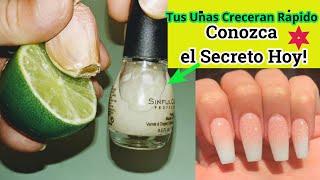 Como Hacer Que Crezcan Las Uñas Rápido Con un Simple Remedios Caseros Conozca el Secreto Hoy [upl. by Anaet]