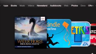 Audiobooks on Kindle Fire HD An Overview [upl. by Ecirtap439]