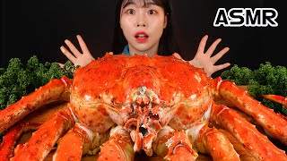 ASMR🦀 대왕 킹크랩 4KG 제일 큰 사이즈 먹방 MUKBANG SEAFOOD GIANT KING CRAB EATING SOUND [upl. by Romney]