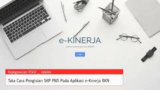 eKinerja BKNPengisian SKP Pendekatan Kuantitatif jabatan Fungsional Tertentu dan Umum [upl. by Ahsinak142]