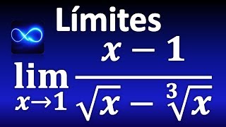 50 Límite por racionalización de raíz cúbica y cuadrada [upl. by Gallenz]