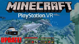 Minecraft PSVR  First Impressions  Livestream 1080p60fps [upl. by Kohcztiy]