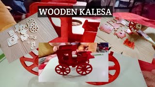 DIY Wooden Kalesa chariotHow to make wooden Kalesa craft wood prettymamajulievy [upl. by Violeta]