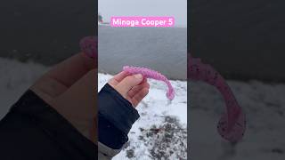 Топовые силиконовые приманки на хищную рыбу Minoga Cooper 5 рыбачим в ураган рыбалка спининг джиг [upl. by Ayotnahs]