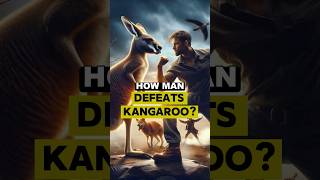 Man Fights off a Kangaroo to Protect His Dog 🦘🐕 shorts animals dog kangaroo [upl. by Adhamh]