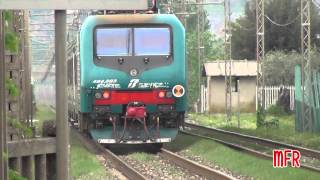 Traffico ferroviario alla stazione di Camaiore Lido Capezzano PARTE 1 [upl. by Loy]